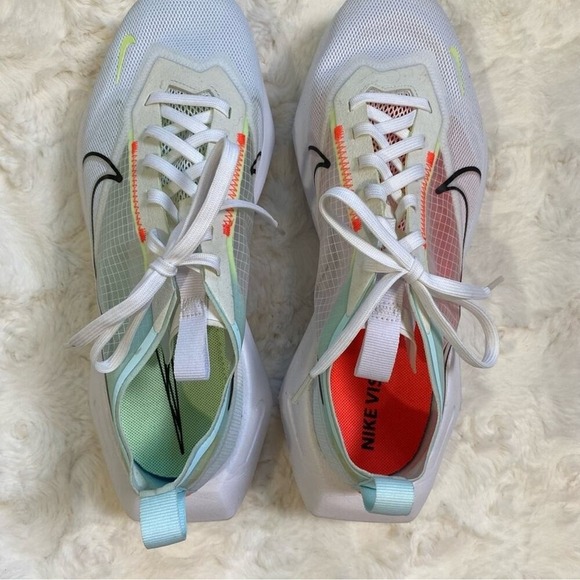 Nike Vista Lite White‎ Barely Volt Running Shoes Women's Size 9 Mesh Sneakers - Picture 9 of 16